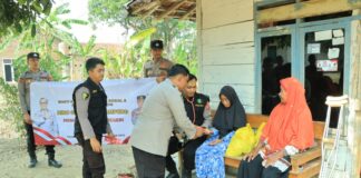Polres Tubaba Melaksanakan Kegiatan Bakti Sosial Kesehatan Dan Penanaman Pohon