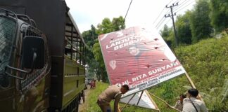 Bawaslu Kota Lubuklinggau, Tertibkan Alat Peraga Sosialisasi Pemilu