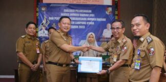 Pemkab Lampura Laksanakan Evaluasi Pelaksanaan IID Dan Penyerhan Penghargaan Inovasi Tahun 2023