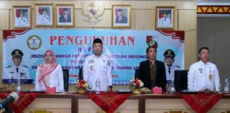 Bupati Lampung Utara Menghadiri Pengukuhan APTUSI Kab. Lampung Utara Periode 2023-2027