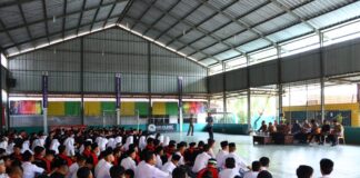 Police Goes To School, Polres Pringsewu Memberikan Penyuluhan Wawasan Kepada Para Pelajar Diwilayahnya