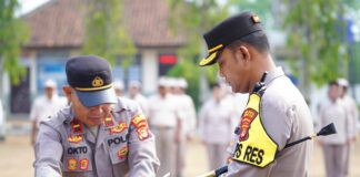 Kapolres AKBP Teddy Rachesna Pimpin 7 Pejabat Utama Polres Lampung Utara