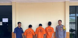 Polres pringsewu Berhasil Amankan Tiga Pelaku Kasus Pencurian Motor