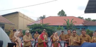 Pemkot Bandar Lampung Membagikan 22 Unit Sepeda Motor Kepada UPT