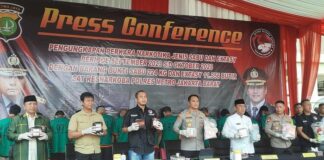Polisi Amankan 224 Kg Sabu Dan 11 Ribu Butir Ekstasi