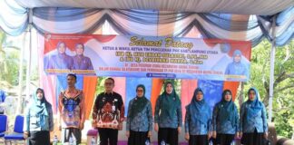 Wakil Ketua TP-PKK Kabupaten Lampung Utara, Melakukan rangkaian kegiatan di 3 tempat Berbeda Dalam Sehari