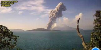 Dalam Sepekan GAK Mengalami Erupsi Sebanyak 57 Kali