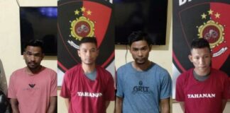 Polda Lampung Masih Memburu Empat Tahanan Narkoba Yang Kabur