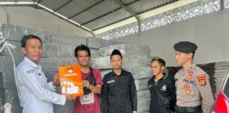 Polres Pringsewu Kembali Amankan Kedatangan Logistik Pemilu