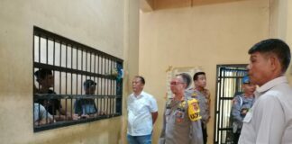 Antisipasi Tahanan Kabur, Kapolres Tubaba Cek Keamanan Sel