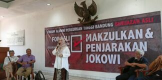 FOR ASLI Gelar Deklarasi Bertema ” Makzulkkan Dan Penjarakan Jokowi”