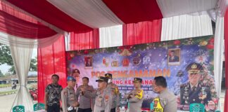 Kapolres Tulang Bawang Barat Cek Kesiapan Personel Di Pos Pelayanan Dan Pos Pengamanan Nataru