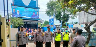 Puluhan Polisi Jaga Tiga Lokasi Kampanye Di Pringsewu