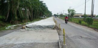 7 Ruas Jalan Rusak Di Lampung Telah Selesai Diperbaiki