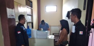 29 Tahanan Polres Pringsewu Diberi Kesempatan Menyalurkan Hak Pilih Pada Pemilu 2024