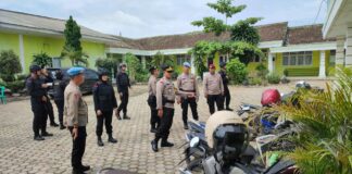 Antisipasi Gangguan Kamtibmas Pasca Pemilu, Wakapolres Pringsewu Pimpin Patroli Ke Sejumlah Titik Strategis