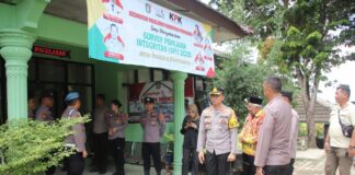 Polres Pringsewu Amankan Rapat Pleno Penghitungan Suara Pemilu 2024