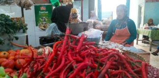 Harga Cabai Merah Di Pasar Pesawaran Capai Rp 100 Ribu Per Kg