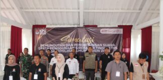 Polres Pringsewu Amankan Simulasi Pemungutan Dan Perhitungan Suara Pemilu 2024