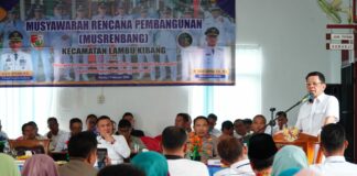 Pj Bupati Tubaba Membuka Musrenbang Tingkat Kecamatan Lambu Kibang
