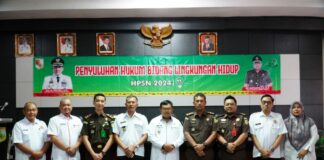 Asisten III M. Rasidi Membuka Rapat Penyuluhan Hukum Perlindungan Dan Pengelolaan Lingkungan Hidup