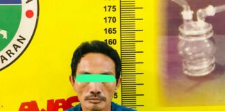 Diduga membawa 7 Bungkus Klip Bening Berisi Sabu, Seorang Pria Diamankan Satres Narkoba Pesawaran