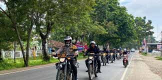 Antisipasi Gangguan Pasca Pemilu, Polres Pringsewu Perketat Keamanan Dengan Patroli Gabungan