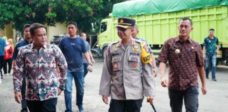 Kapolres Tubaba Lepas Penyaluran Bantuan Pangan CBP Tahap Dua