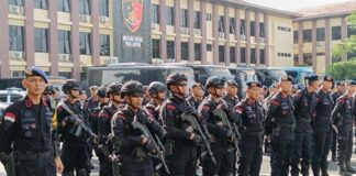 Ribuan Personel Polda Lampung Di BKO Diperpanjang Untuk Pengamanan Pemilu