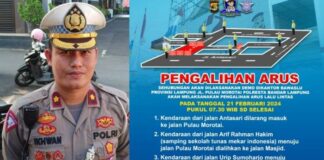 Jalan Di Depan Kantor Bawaslu Lampung Mulai Pagi Ini Dialihkan