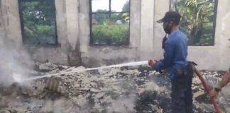 SDN 1 Terbanggi Besar Lampung Tengah Terbakar, 4 Ruangan Ludes