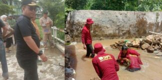 Camat Rajabasa Sebut Penyebab Banjir Rumah Warga Karena Talud Yang Jebol