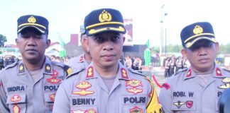 Pastikan Keamanan Dan Kelancaran Pemilu, 1209 TPS Di Pringsewu Dijaga Ketat Aparat