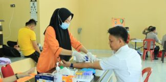 Cek kesehatan Personel, Polres Tulang Bawang Barat gelar Pemeriksaan Kesehatan Berkala