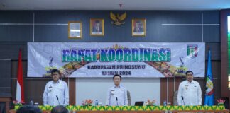 Rakor Pemkab Pringsewu Resmi Di Bukaa Pj Bupati Pringsewu