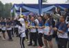 Pj Bupati Pringsewu Menghadiri Water Day Run Lampung 2024