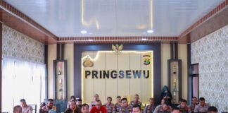 Polres Pringsewu Gelar Rapat Koordinasi Lintas Sektoral untuk Pengamanan Rute World Surf League Di Krui