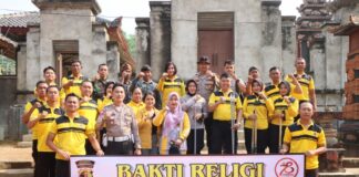 Polres Pesawaran Melaksankan Bhakti Religi Di Sejumlah Tempat Ibadah