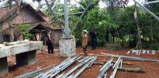 Diduga ilegal, Tak Kantongi Izin Pembangunan Tower BTS Di kecamatan Banyumas