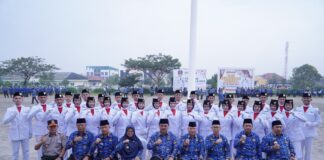 Pemkab Pringsewu Gelar Upacara Harlah Pancasila Dan Harkitnas 2024