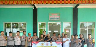 Polsek Sukoharjo Sambut Hari Bhayangkara Ke-78 Dengan Bakti Sosial Religi Di Masjid Nurul Iman