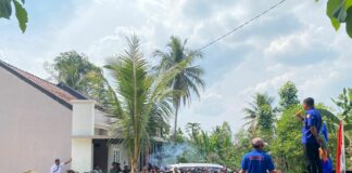 Polres Pringsewu Mengamankan Jalannya Aksi Unjuk Rasa Ormas Garuda