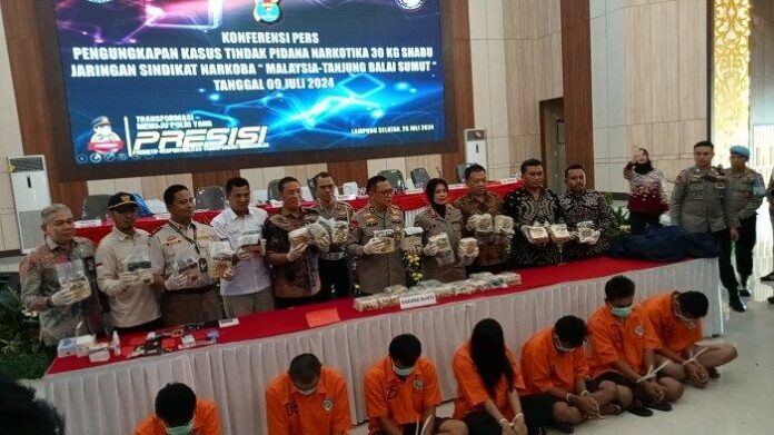 Ungkap-kasus-narkoba-Polda-Lampung-jaringan