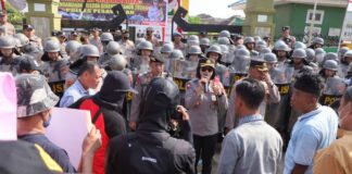 Siapkan Pilkada Tahun 2024, Polres Pesawaran Gelar Simulasi Sispam Kota