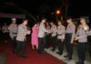 Kedatangan AKBP M Yunnus Saputra Di Sambut Meriah Anggota Polres Pringsewu
