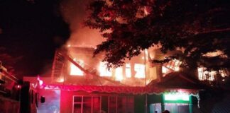 Kantor Kementerian Agama Bandar Lampung Kebakaran