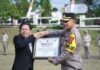Polisi Lampung Utara Terima Penghargaan Presisi Award Dari Lemkapi
