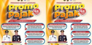 Bapenda Lampung Hari Ini Memberlakukan Pemutihan Pajak